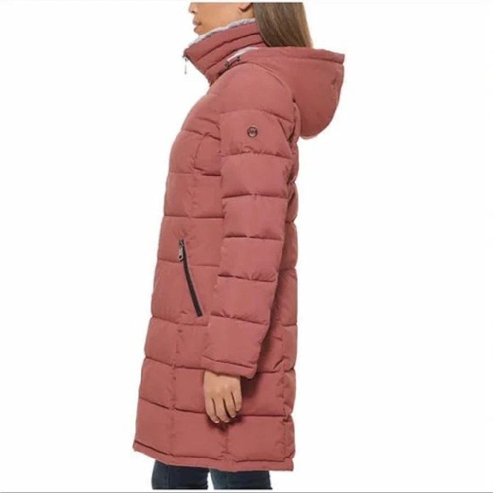 PINK NWT Andrew Marc Ladies’ Long Stretch Parka - Picture 11 of 15